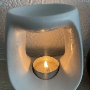White Wax Melt Burner - Image 2