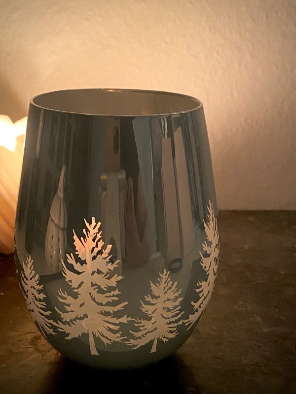 Silver Christmas Jar