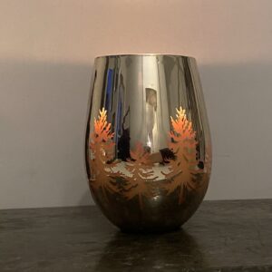 Rose Gold Christmas Jar