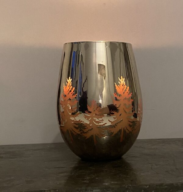 Rose Gold Christmas Jar