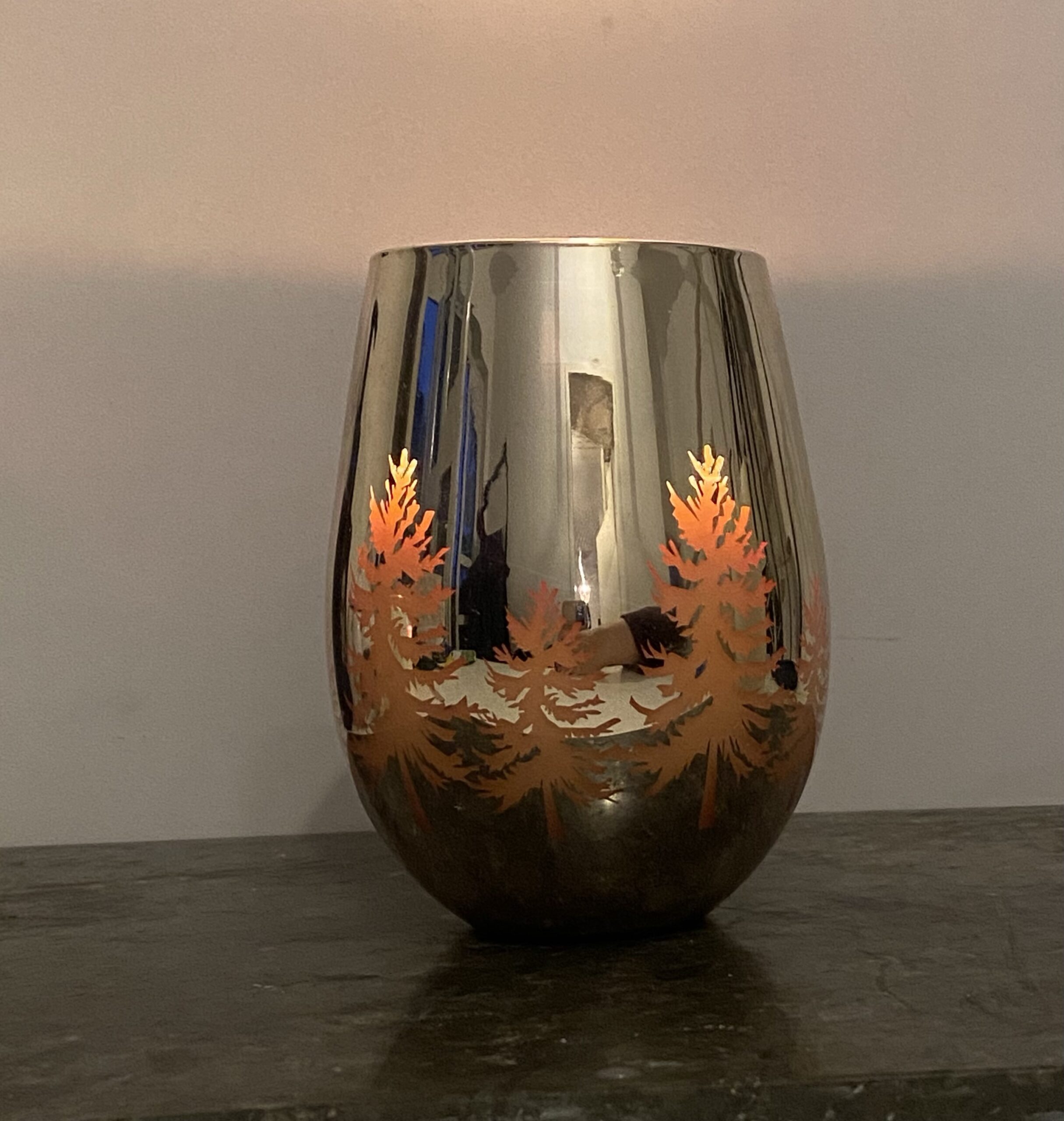 Rose Gold Christmas Jar - Image 1