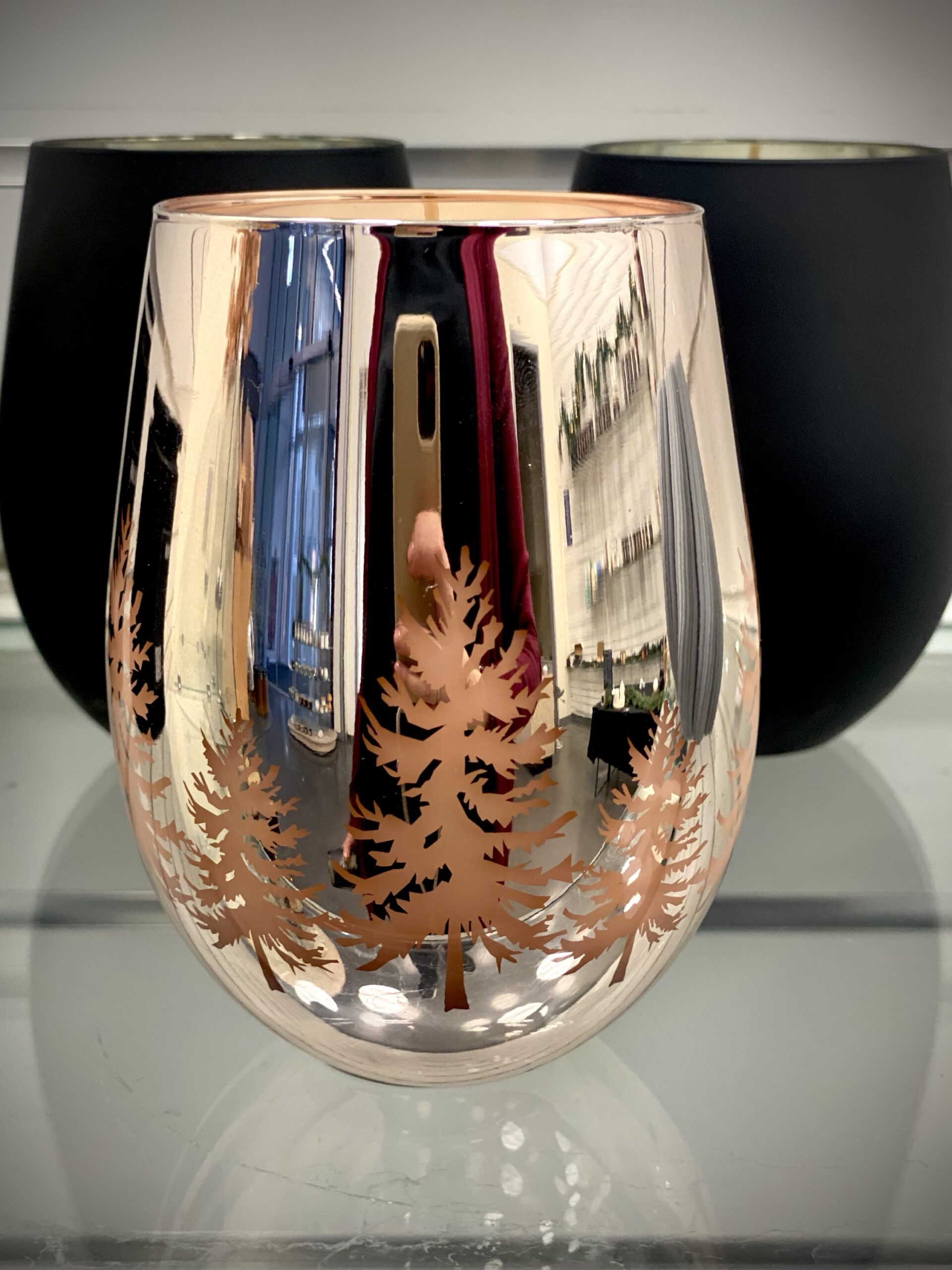 Rose Gold Christmas Jar - Image 2