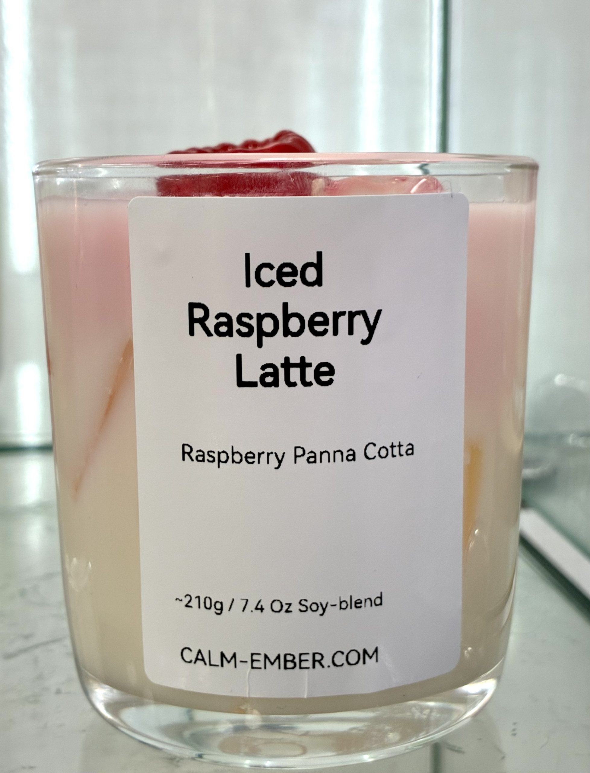 Iced Raspberry Latte - Image 1